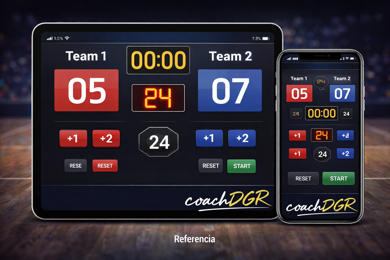 Marcador de Básquetbol Virtual: Control Total Desde Cualquier Dispositivo